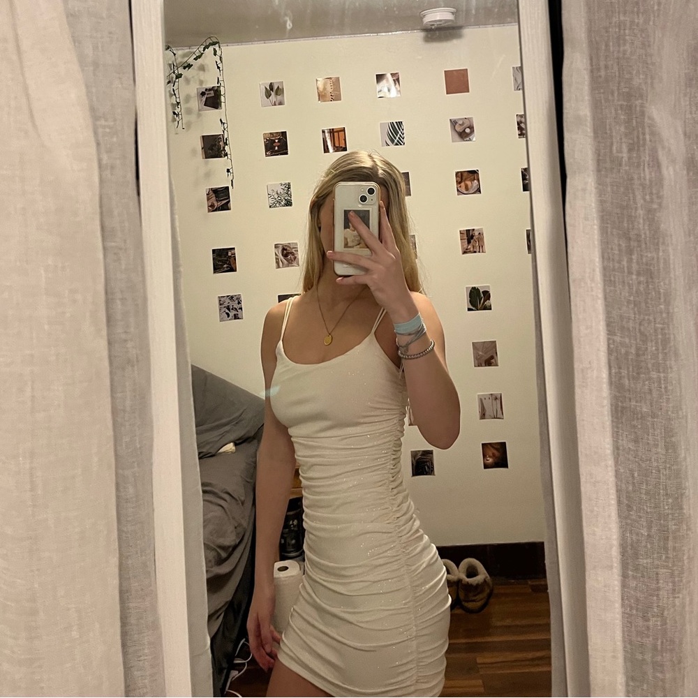 white dress